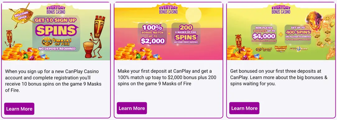Bonuses